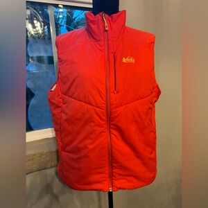 REI Co-Op Activator Flash Insulated Red-Tangerine Vest Women’s Size XLarge